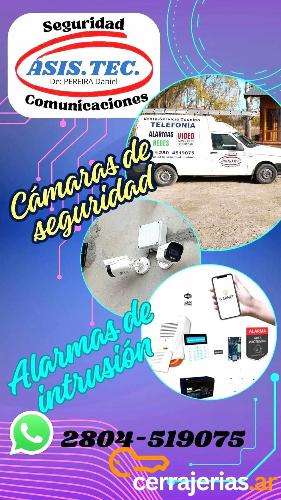 Asis.tec. seguridad y comunicaciones - Trelew Asis.tec. seguridad y comunicaciones - Trelew