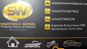 Abogado y Productor Asesor de Seguros. Sebastian H. Wensel - Santa Elena