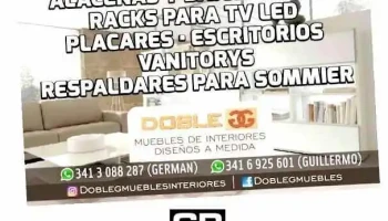 Doble G muebles interiores - Villa Gdor. Galvez
