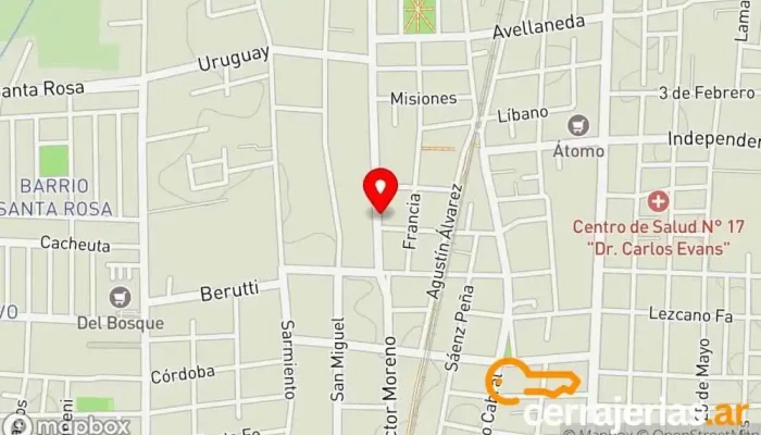 mapa de Aberturas Carmar SRL A Medida - Madera  en Las Heras