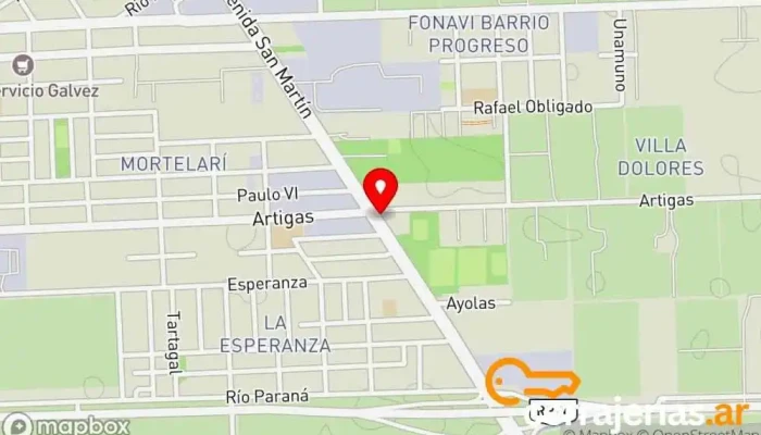 mapa de Aberturas fabricar Fábrica en Villa Gdor. Galvez