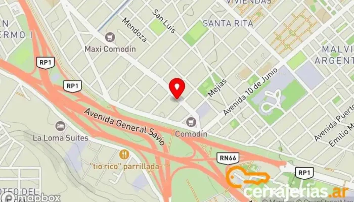 mapa de Aberturas Jujuy Fábrica de puertas en San Salvador de Jujuy