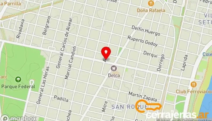 mapa de Aberturas Leon Constructor en Santa Fe de la Vera Cruz