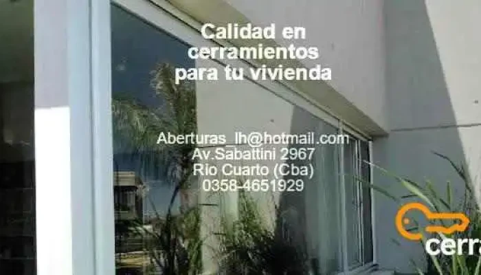 Aberturas Lh Sas Numero - Río Cuarto