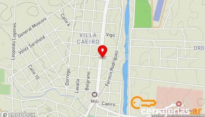 mapa de Aberturas Lucas Fábrica de puertas en Santa María de Punilla