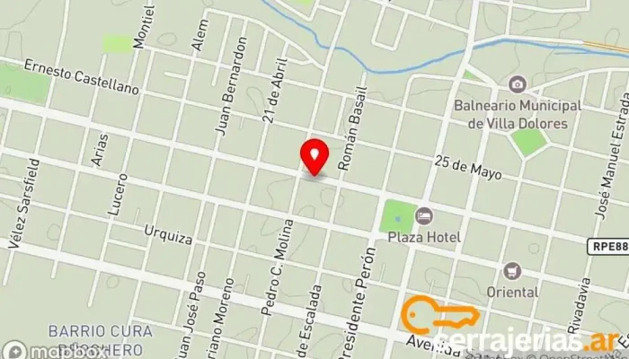mapa de Aberturas Portal del Oeste Ventana de aluminio en Villa Dolores