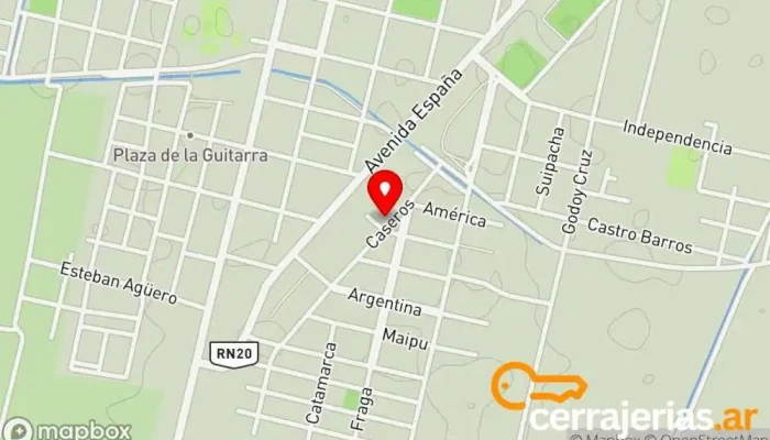 mapa de Aberturas Sarmiento Ventana de aluminio en Villa Dolores