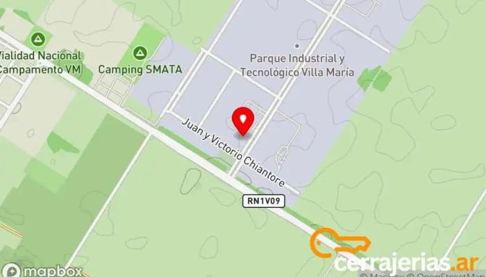 mapa de Aberturas Trucco Carpintero en Villa María