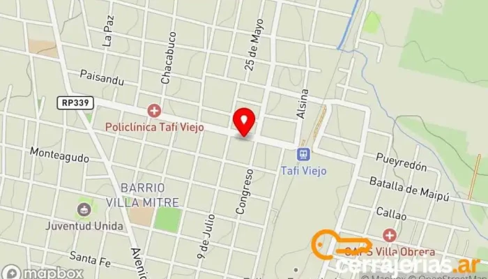 mapa de Além Muebles Tienda de muebles en Tafí Viejo