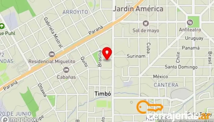 mapa de Algarrobo Muebles Tienda de artículos para el hogar en San Ignacio