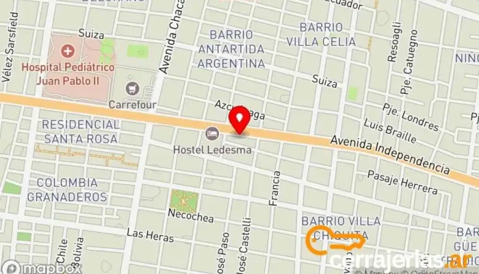 mapa de Aluminio Corrientes Tienda de cristales y espejos en HJQ