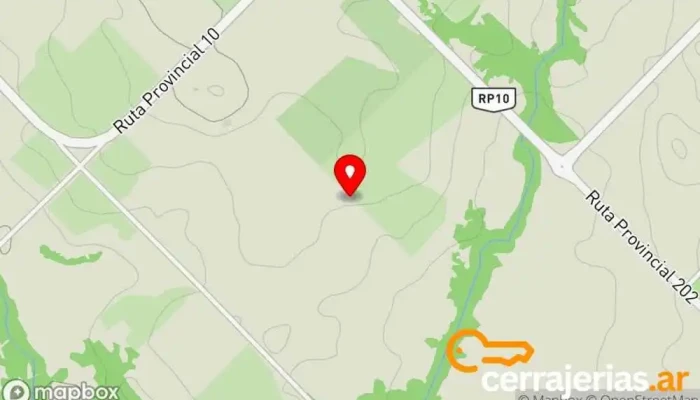 mapa de Apóstoles  en Misiones