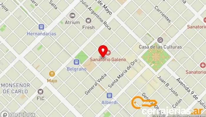 mapa de Apple Resistencia Tienda de accesorios para móviles en Resistencia