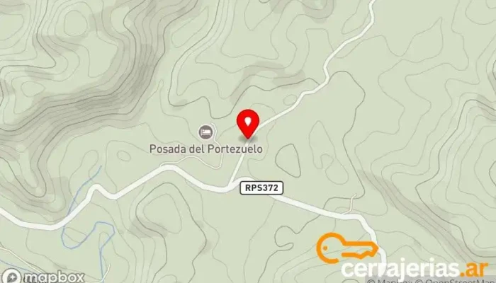 mapa de Aserradero y muebles el Portezuelo Mercado en Santa Rosa de Calamuchita