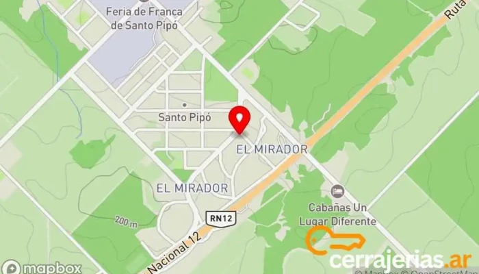 mapa de AZAFRÁN Restaurante en Santo Pipo