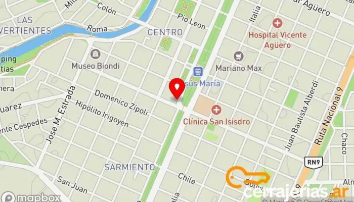 mapa de Belkiare Tienda de electrónica en Jesus María