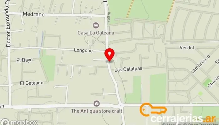 mapa de Bodega Cánepa Martín Bodega en Luján de Cuyo