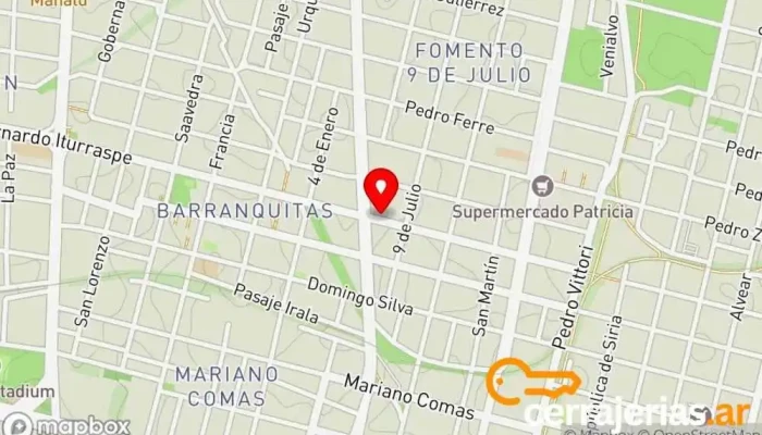 mapa de Calypso Aberturas Fábrica de puertas en Santa Fe de la Vera Cruz