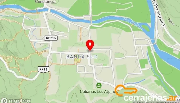 mapa de CAPS - BANDA SUD Hospital en La Puerta