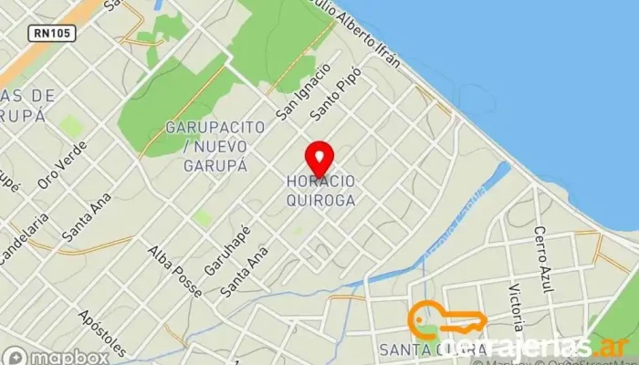 mapa de Carpinteria Ale Taller de instalación de puertas y ventanas en Garupa