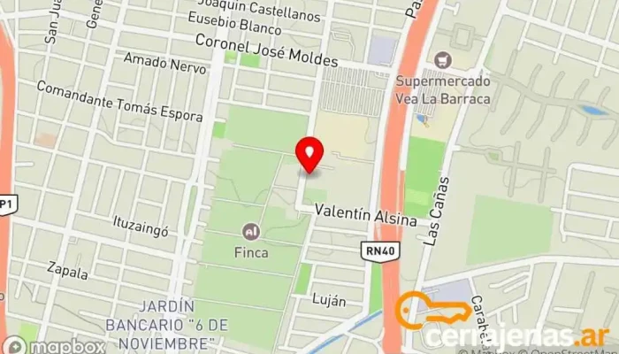 mapa de CARPINTERÍA METÁLICA COBOS Proveedor de puertas para garaje, Herrero, Soldador en Dorrego