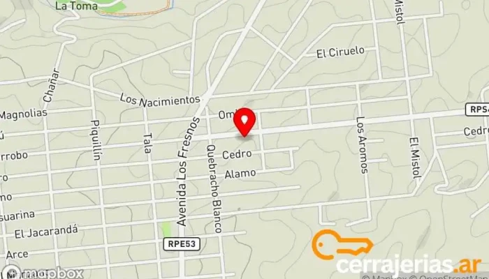 mapa de Carpinteria Nacho Taller de instalación de puertas y ventanas en La Granja