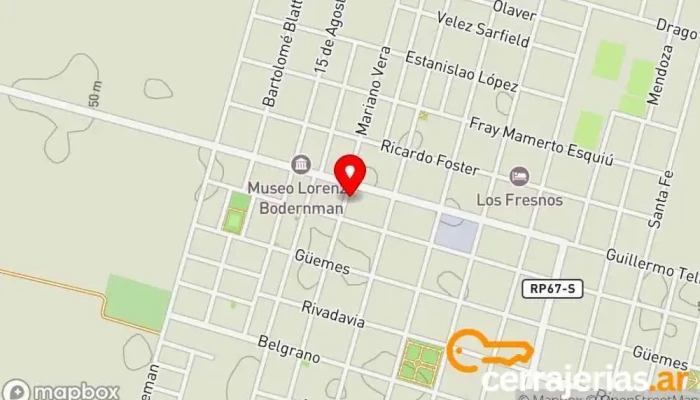 mapa de Carpintería San Jerónimo S.A. - ABERTURAS DE MADERA - Fábrica de puertas, Establecimiento de venta de madera, Fábrica, Servicio de instalación de ventanas en San Jeronimo Nte.