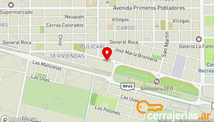 mapa de Casa Pietra Ferretería en Gral. Fernandez Oro