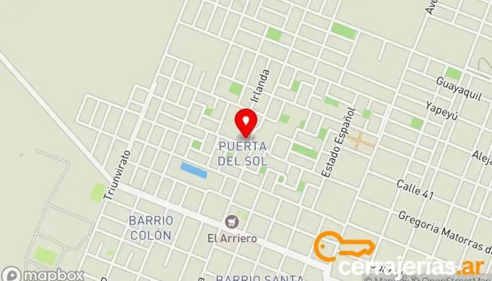mapa de Centro Atención Primaria 