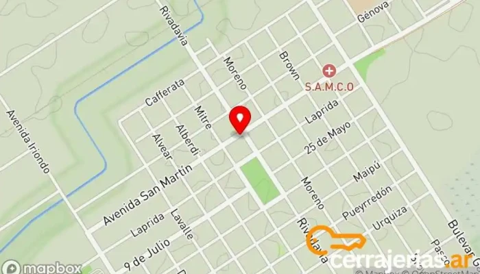 mapa de CEPPI + Ferretería + Pinturería + Construcción + Tienda de herramientas, Empresa de construcción, Tienda de materiales para la construcción, Interiorista en Melincue