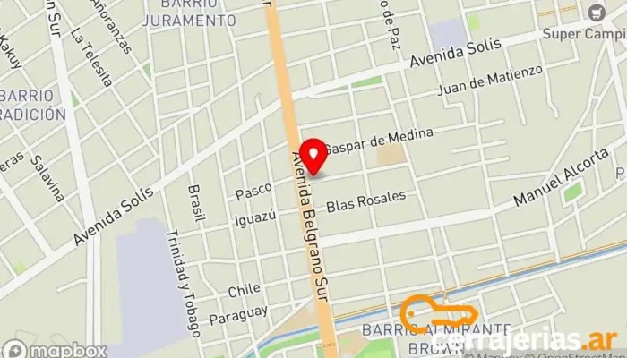 mapa de Cerrajeria Ale Tienda de artículos para el hogar en Santiago del Estero