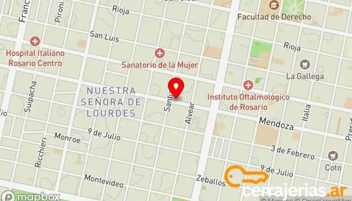 mapa de Cerrajería Carlos Cigol Cerrajero en PBD