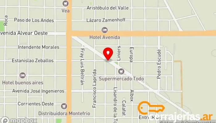 mapa de cerrajeria cortes Cerrajero en Gral. Alvear