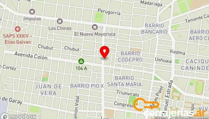 mapa de Cerrajeria El Diaelo Cerrajero en HIC