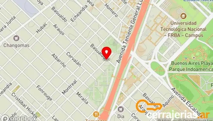 mapa de Cerrajeria Especializada Cerrajero en ASF
