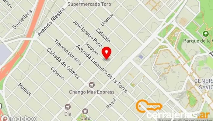mapa de Cerrajeria G.H.I Cerrajero en Cdad. Autónoma de Buenos Aires