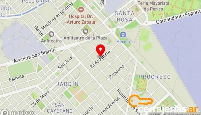 mapa de Cerrajería J.L Cerrajero, Servicio de duplicación de llaves en Perico