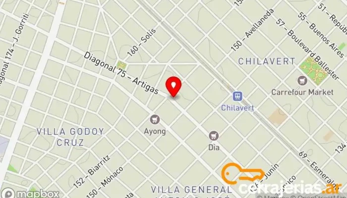 mapa de Cerrajeria Jorge Cerrajero en Villa Ballester