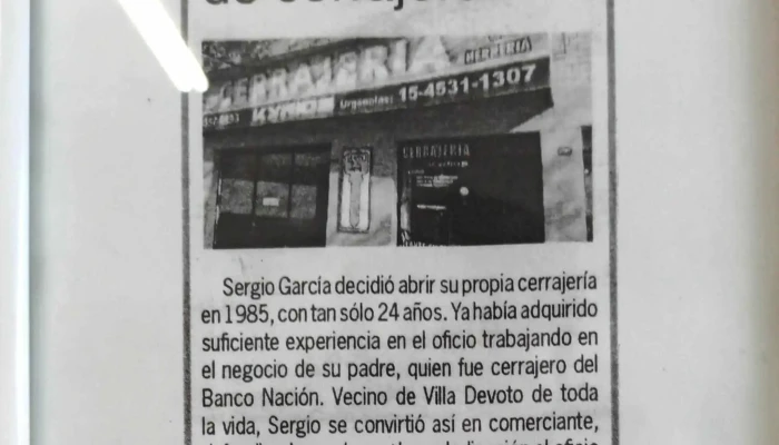 Cerrajeria Kyrios 39 Anos En Devoto Urgencias 24 Hs Zona - Cdad. Autónoma de Buenos Aires