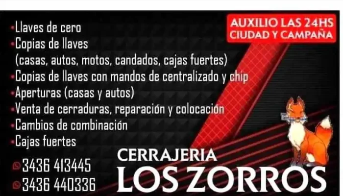 Cerrajeria Los Zorros - Victoria