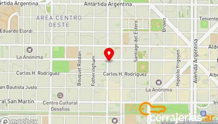 mapa de cerrajeria segura Cerrajero en HOA