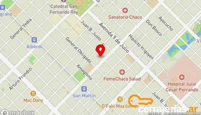 mapa de Colombraro - Artículos Plásticos para El Hogar Organizador de eventos en Resistencia