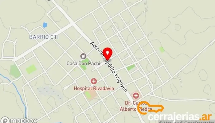 mapa de Colonias Unidas  en Colonias Unidas