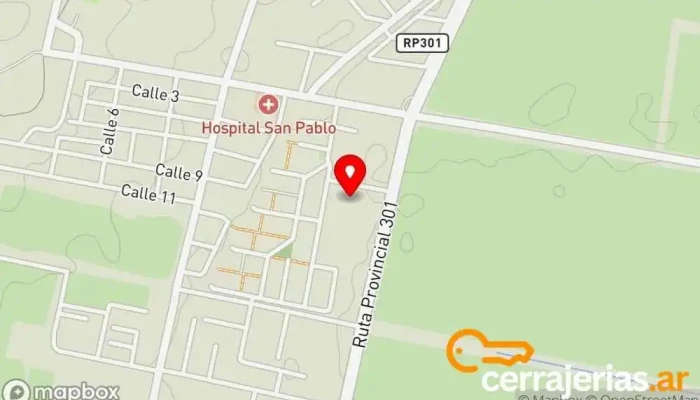 mapa de Cruz Prats S.A. Carpintería en Ingenio San Pablo