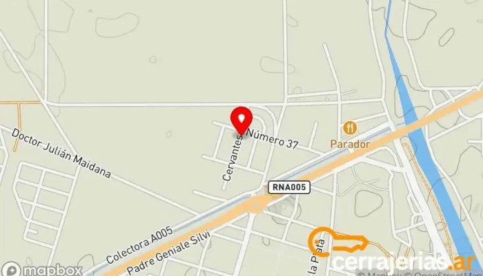 mapa de Delpishop Tienda de herramientas en Río Cuarto