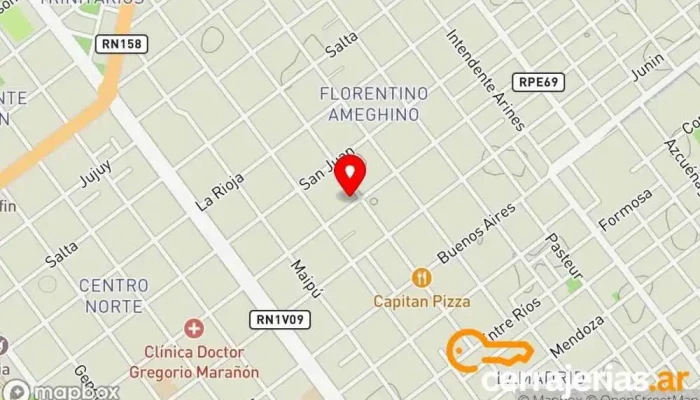 mapa de Diego Primo aberturas, amoblamientos y más Fábrica de muebles en Villa María