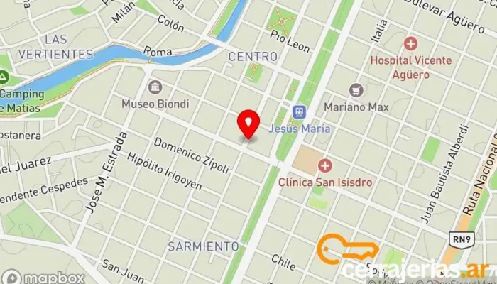 mapa de Dimension SRL Comercio en Jesus María
