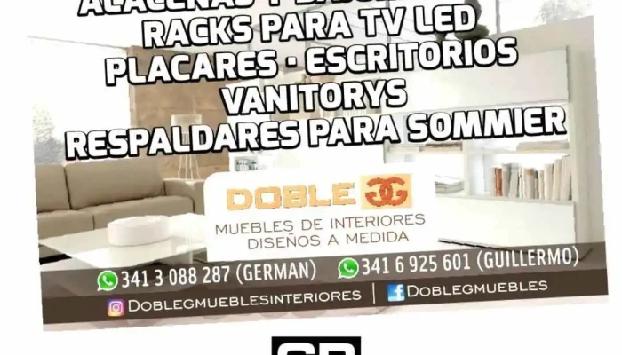Doble G Muebles Interiores -  Abierto Ahora - Villa Gdor. Galvez
