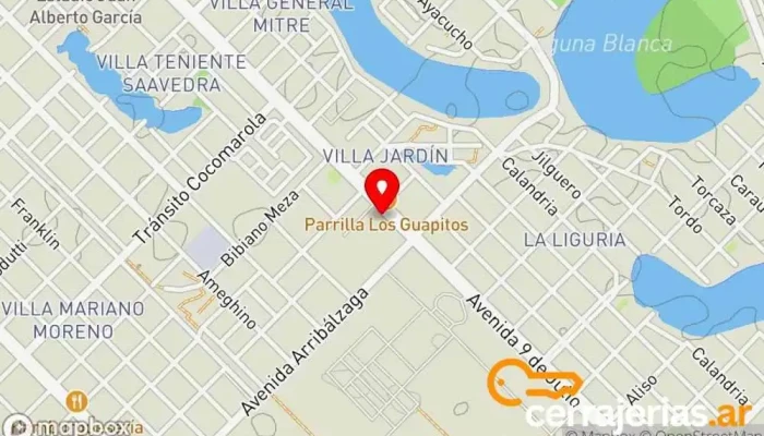 mapa de E.E.P N° 13 Benjamín Victorica Escuela en Resistencia