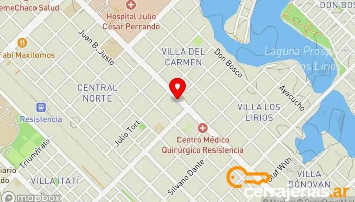 mapa de El Galpón Maderas | Distribuidor Knauf | Steel Frame Tienda de materiales para la construcción en Resistencia